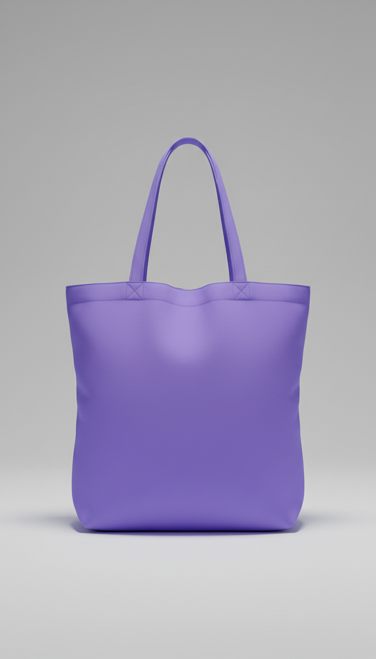 Indigo Glow Canvas Tote Bag